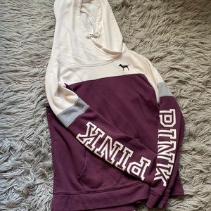 Pink hoodie, size XS